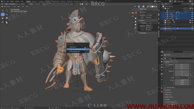 Blender 2.91游戏角色雕刻建模核心技术视频教程 3D 第13张