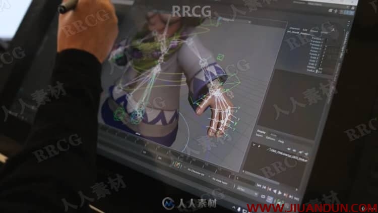 Maya游戏角色骨骼绑定装配动画核心技术视频教程 maya 第2张