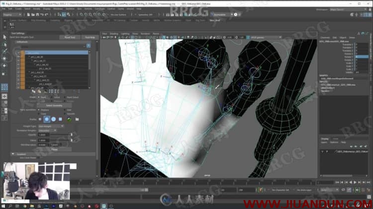 Maya游戏角色骨骼绑定装配动画核心技术视频教程 maya 第8张