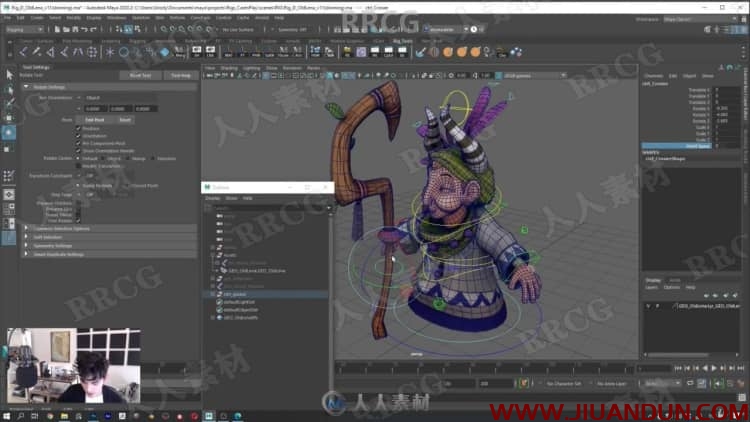 Maya游戏角色骨骼绑定装配动画核心技术视频教程 maya 第10张