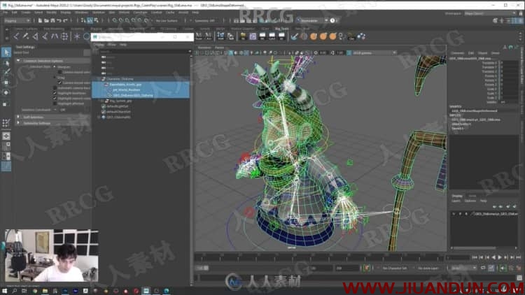 Maya游戏角色骨骼绑定装配动画核心技术视频教程 maya 第13张