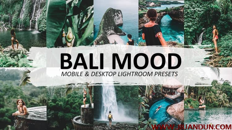 巴厘岛旅拍森系电影色调Lightroom预设/移动APP预设Bali Mood Lightroom Preset LR预设 第1张