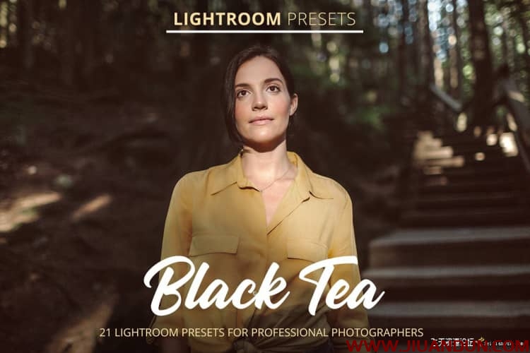 外拍人像通透深色胶片Lightroom预设/APP预设Black Tea Lightroom Presets LR预设 第1张