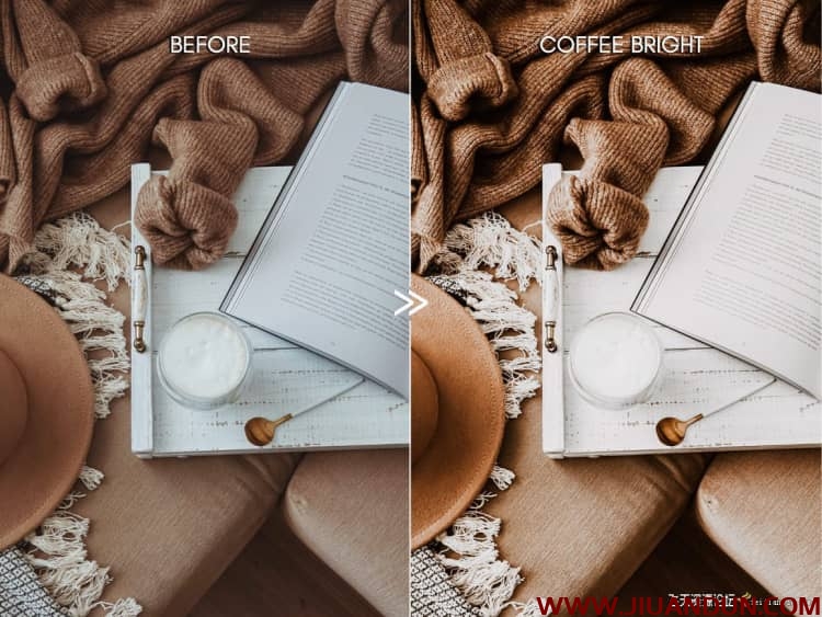 温暖现代咖啡胶片色调LR预设/APP调色滤镜Warm COFFEE Modern Lightroom Presets LR预设 第5张