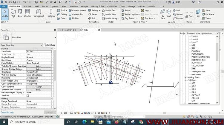 Revit初学者建筑物工程图绘制建模视频教程 C4D 第7张