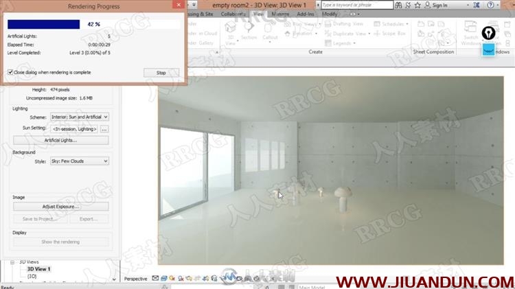 Revit室内照明系统布局设计训练视频教程 CAD 第8张
