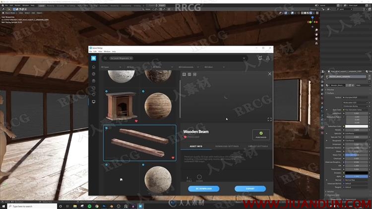 Blender室内场景概念设计工作流程视频教程 3D 第11张