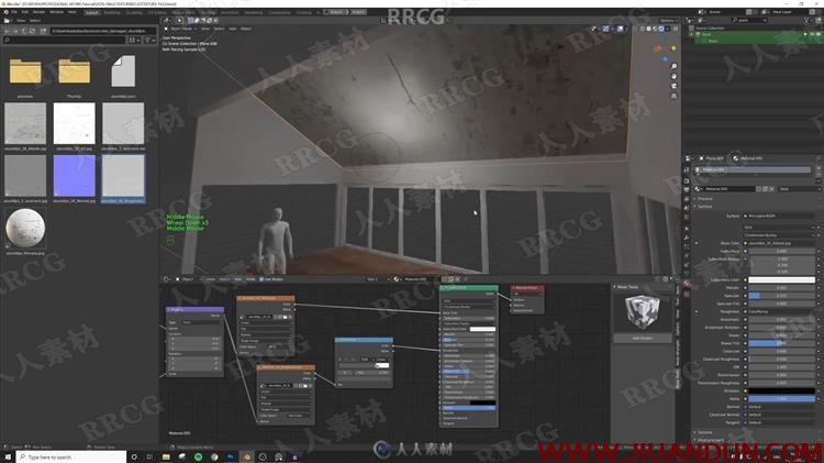 Blender室内场景概念设计工作流程视频教程 3D 第12张