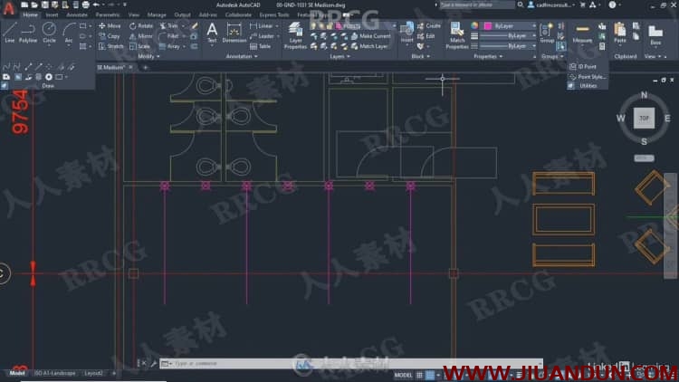 AutoCAD建筑制作工程设计深入技术训练视频教程 CAD 第7张