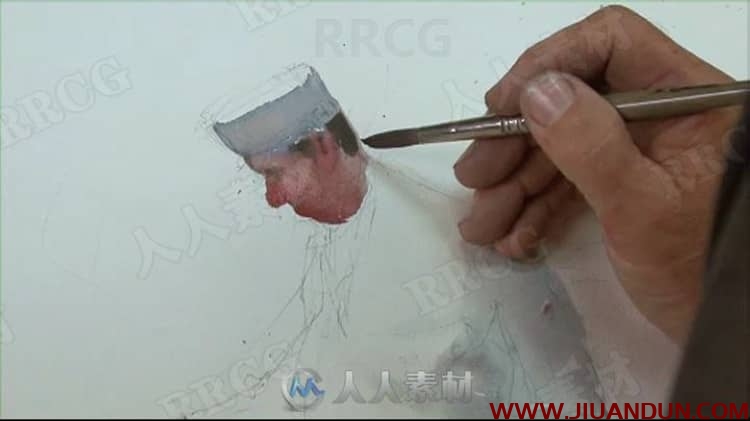 Joseph Zbukvic画师水彩画草稿到上色详细步骤传统手绘视频教程 CG 第14张
