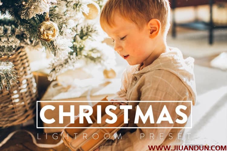 圣诞新年家庭人像Lightroom预设APP调色滤镜10 CHRISTMAS Lightroom Preset LR预设 第1张