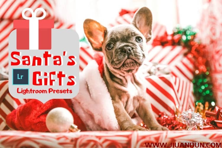 温馨暖冬圣诞节调色预设Santas Gifts Lightroom Presets LR预设 第1张