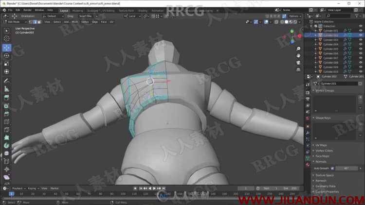 Blender与SP科幻机甲完整制作流程视频教程 3D 第4张
