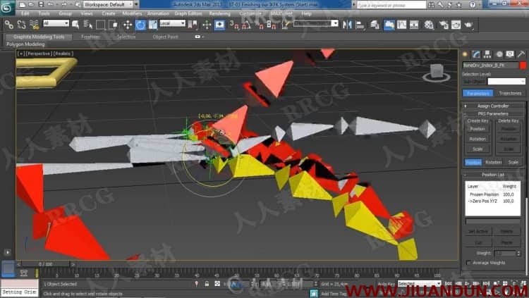 3dsmax手部骨骼关节控制动画技术训练视频教程 3D 第8张