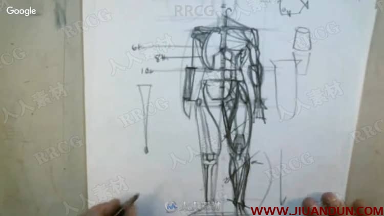 Ron Lemen身体结构分解艺术绘画参考大师级视频教程 CG 第7张