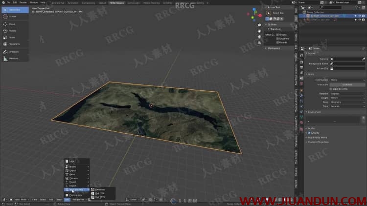Blender宏伟自然景观环境场景制作工作流程视频教程 3D 第9张
