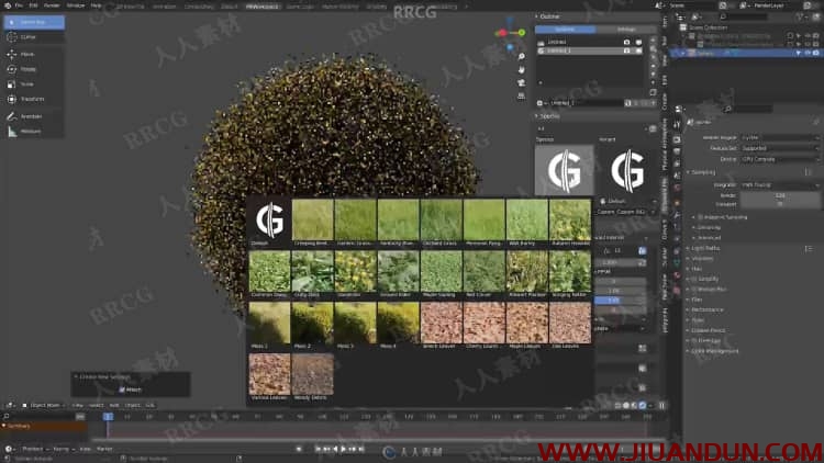 Blender宏伟自然景观环境场景制作工作流程视频教程 3D 第14张