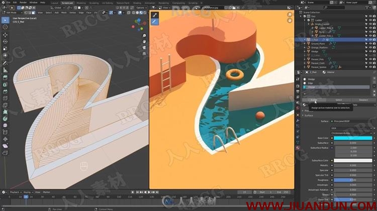 Blender卡通风格循环动画实例制作视频教程 3D 第6张