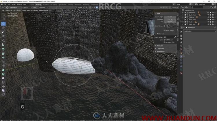 Blender中世纪古堡完整实例制作流程视频教程 3D 第7张