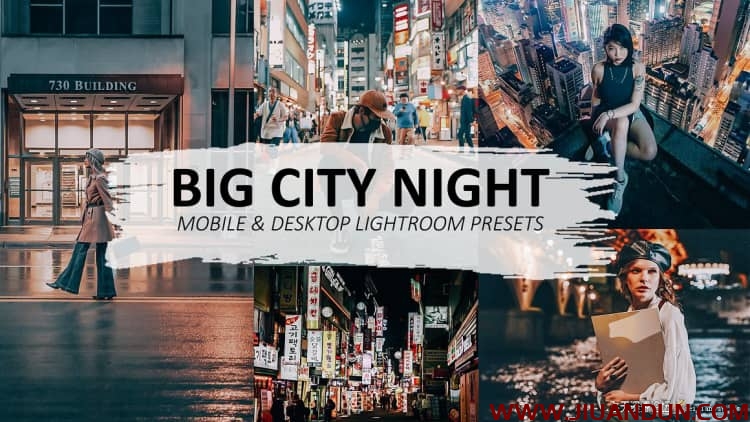城市夜景街头摄影LR预设手机APP预设Night Photography Lightroom Preset LR预设 第1张