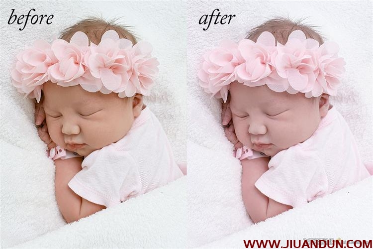 新生儿婴儿肤色调整免费Lightroom预设APP预设Baby Lightroom Presets LR预设 第4张