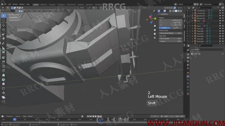 Blender蝙蝠侠战车实例制作完整工作流程视频教程 3D 第4张