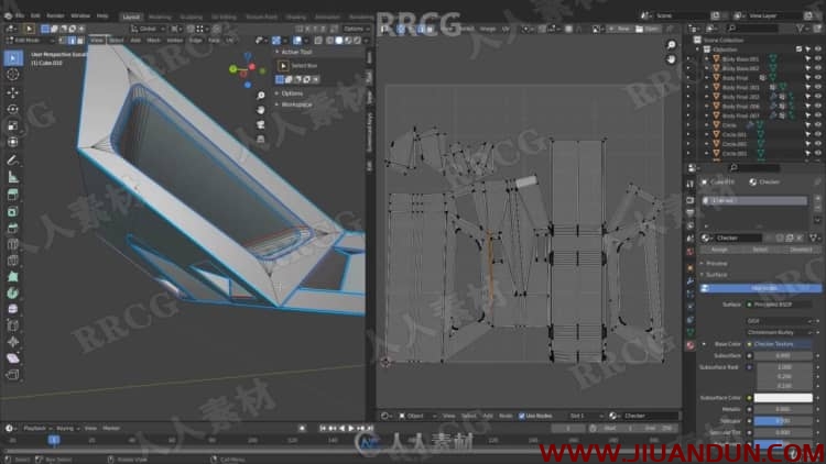 Blender蝙蝠侠战车实例制作完整工作流程视频教程 3D 第15张