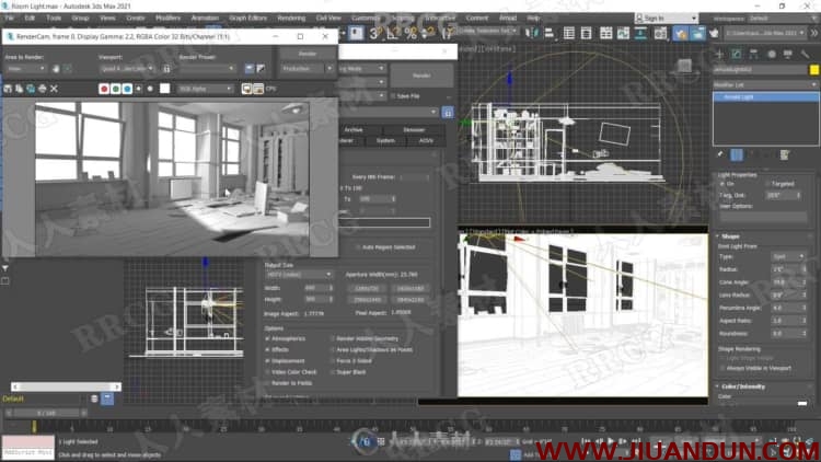 3dsmax 2021建筑可视化基础核心训练视频教程 3D 第9张