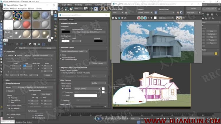 3dsmax 2021建筑可视化基础核心训练视频教程 3D 第12张