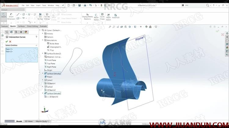 SolidWorks曲面建模高级技术实例训练视频教程 3D 第2张