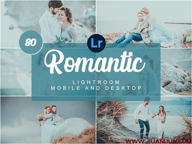 罗曼蒂克婚纱摄影调色LR预设Romantic Mobile and Desktop PRESETS LR预设 第1张
