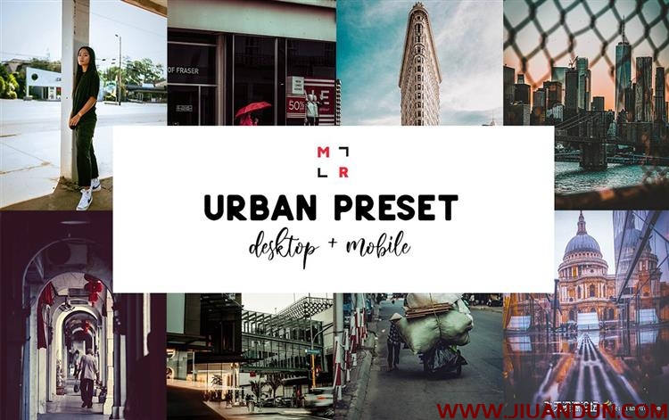 电影质感城市街拍Lightroom预设手机APP滤镜 Urban Presets LR预设 第1张