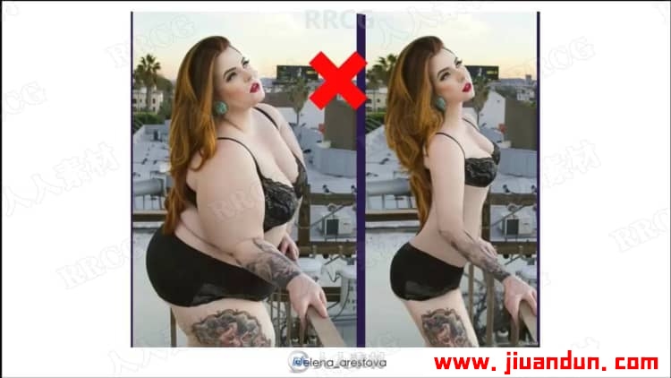 肥胖女性显瘦优雅姿势摄影技巧视频教程 摄影 第5张