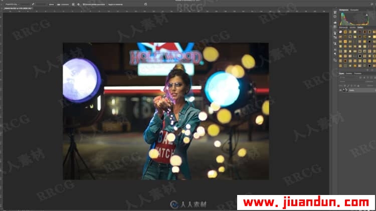 PS中Camera Raw创建城市夜景照明视觉效果滤镜视频教程 PS教程 第2张