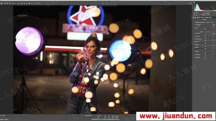 PS中Camera Raw创建城市夜景照明视觉效果滤镜视频教程 PS教程 第4张