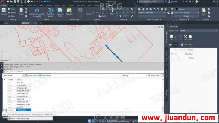 AutoCAD Map 3D 2022全面核心技术训练视频教程 CAD 第8张