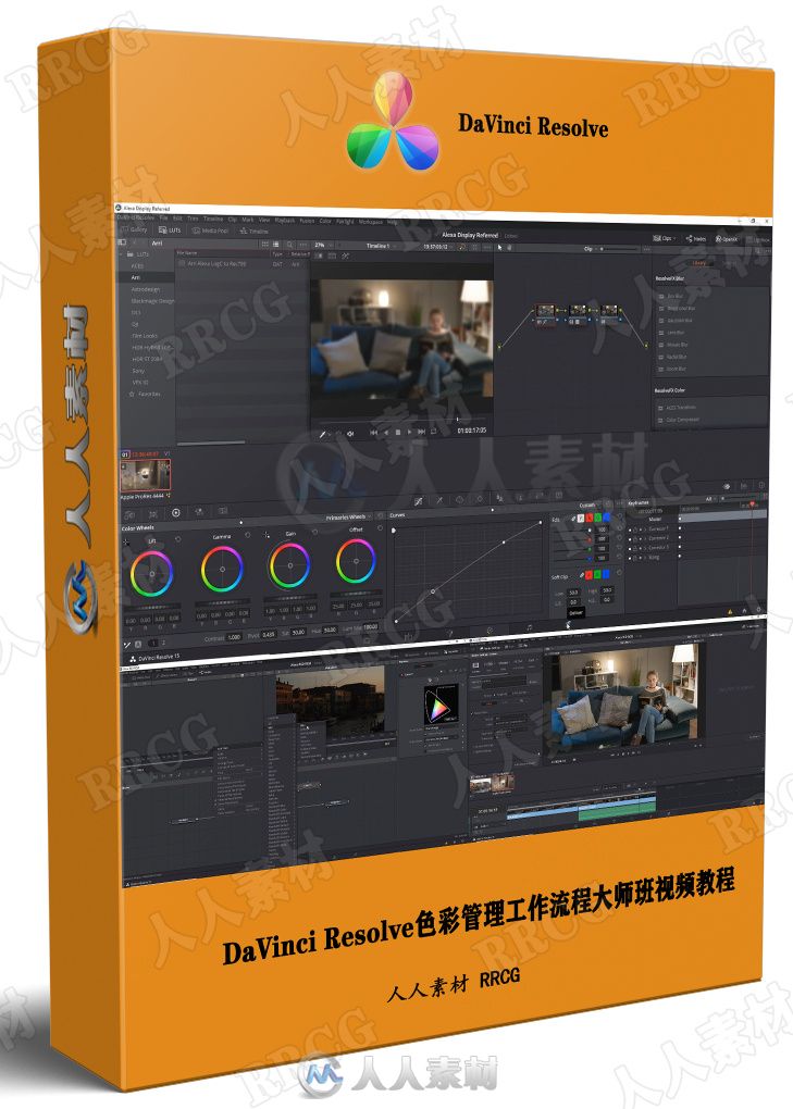 DaVinci Resolve色彩管理工作流程大师班视频教程 design others 第1张