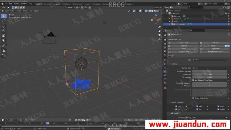 Blender液体流体模拟技术训练视频教程 3D 第2张