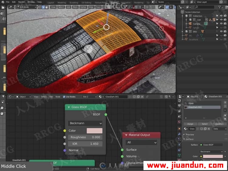 Blender特斯拉汽车影视级渲染技术训练视频教程 3D 第15张