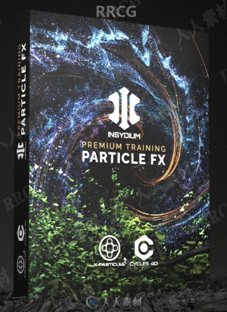 C4D中X-Particles粒子特效6个场景大师级实例制作视频教程 C4D 第1张