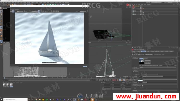 C4D制作3D场景模型完整实例制作训练视频教程 C4D 第11张