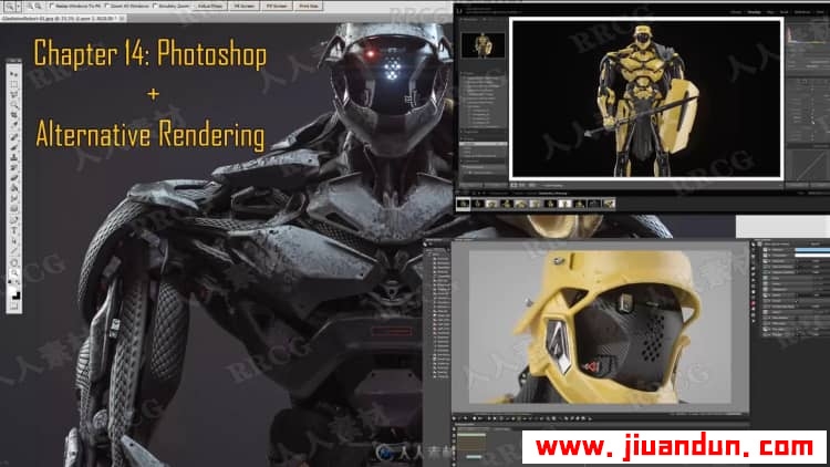 MoI3D超逼真机器人设计制作流程视频教程 3D 第11张