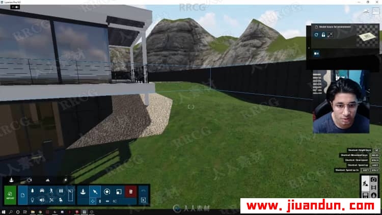 Lumion逼真别墅室外建筑景观渲染实例制作视频教程 3D 第7张