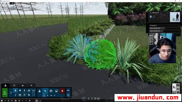 Lumion逼真别墅室外建筑景观渲染实例制作视频教程 3D 第9张