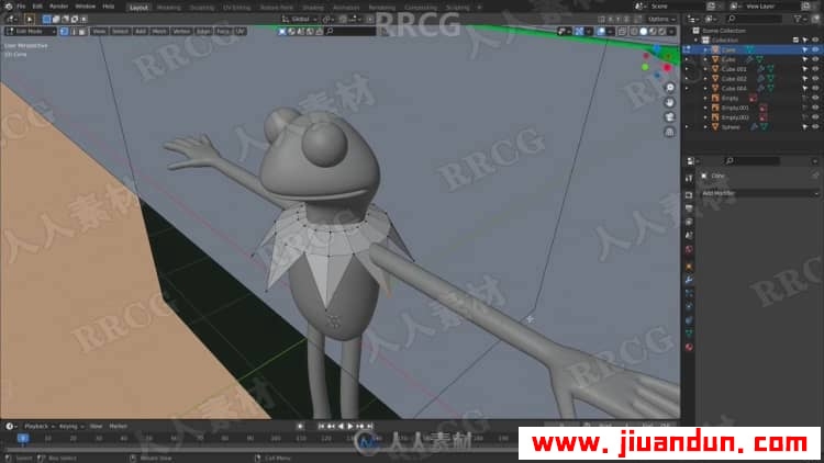 Blender小青蛙角色完整实例制作工作流程视频教程 3D 第7张