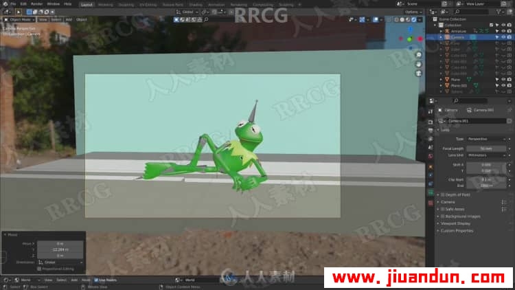 Blender小青蛙角色完整实例制作工作流程视频教程 3D 第12张