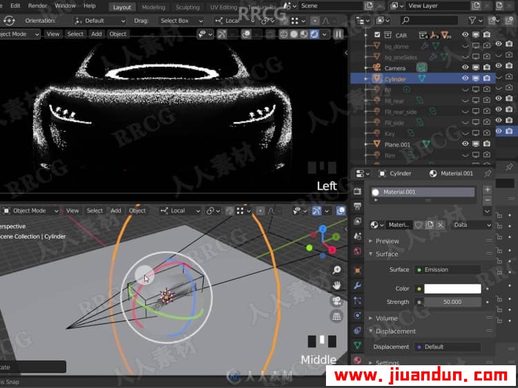 Blender特斯拉汽车影视级渲染技术训练视频教程第三季 3D 第7张