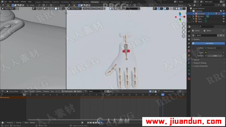 Blender卡通风格手部建模与动画实例制作视频教程 3D 第9张