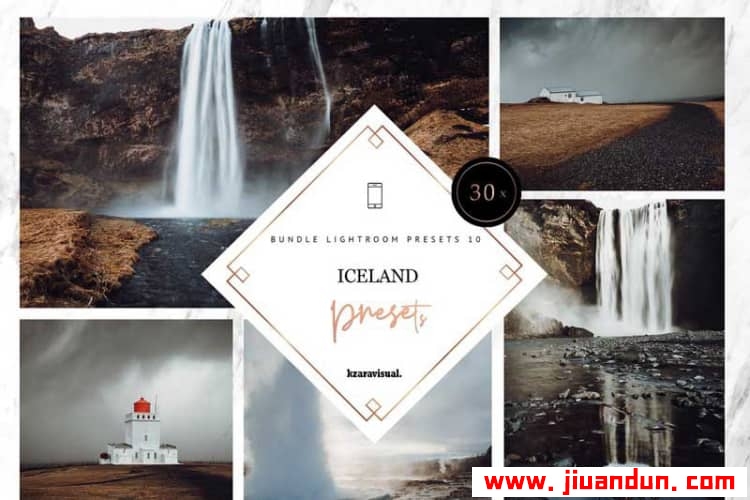 喜怒无常冰岛风光移动手机版Lightroom预设 LR Mobile | Iceland Landscapes LR预设 第1张