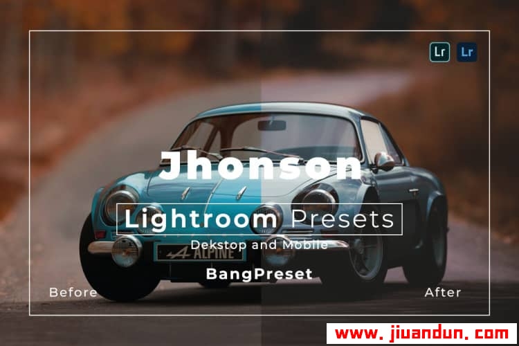 复古汽车HDR胶片Lightroom预设/移动APP滤镜 Jhonson Lightroom Preset LR预设 第1张
